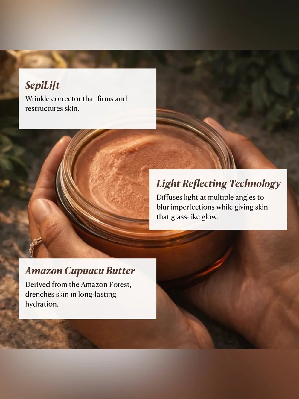 NIB Nakery Beauty SkinTightening Beach Glow Balm